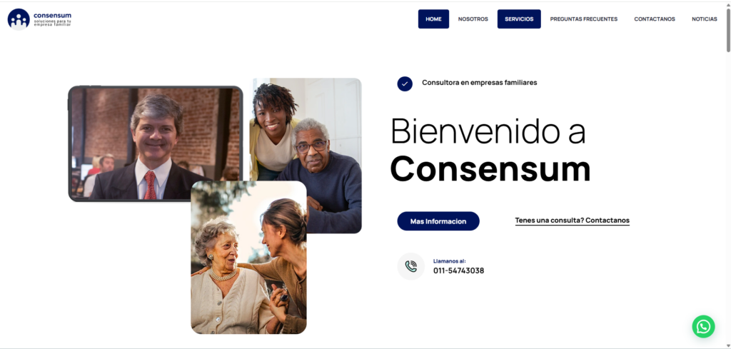 Consensum – Web Corporativa