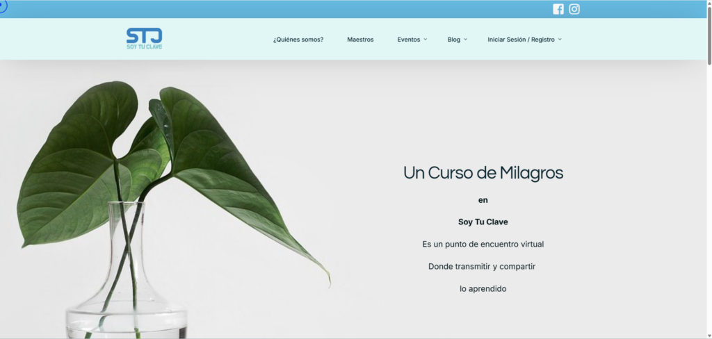 Soy Tu Clave – Diseño web